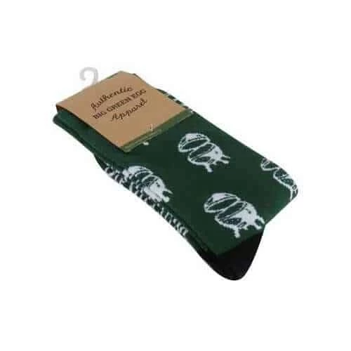 Big Green Egg Big Green Egg Sokken Met Witte Vlammen 1 Big Green Egg Big Green Egg Sokken Met Witte Vlammen