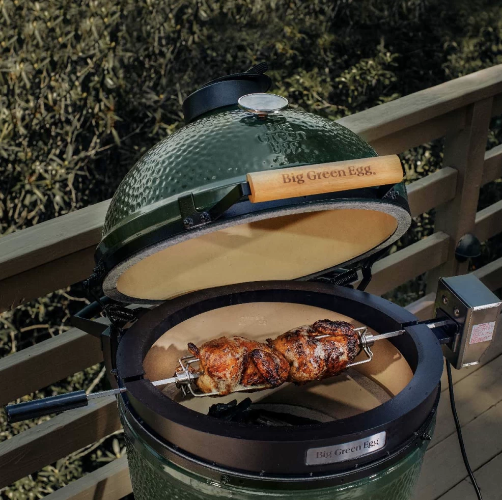 Big Green Egg Rotisserie BBQ Spit 6 Big Green Egg Rotisserie BBQ Spit - Afbeelding 6