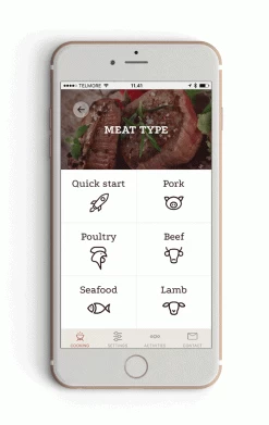 CookPerfect Comfort Probe -Winkel Voor Keukenbarbecuebenodigdheden cookperfect comfort probe