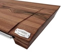 Cuttworxs Eiken Houten Snijplank Large Met Sap Geul En Geïntegreerde Opvangbak -Winkel Voor Keukenbarbecuebenodigdheden cuttworxs eiken houten snijplank large met sap geu 2