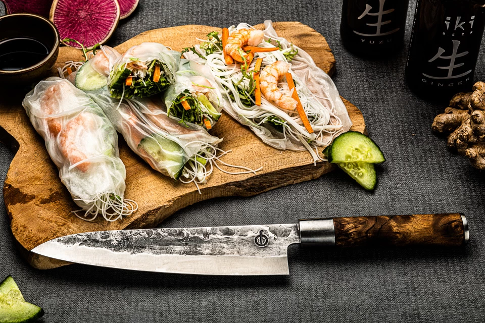 Forged VG10 Santokumes 14 Cm 2 Forged VG10 Santokumes 14 Cm - Afbeelding 2