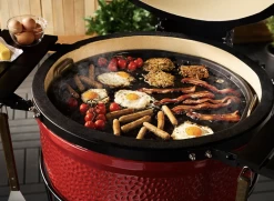 Kamado Joe Halfrond Gietijzeren Grillplaat 7 Kamado Joe Halfrond Gietijzeren Grillplaat -Winkel Voor Keukenbarbecuebenodigdheden kamado joe halfrond gietijzeren grillplaat 2