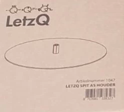 LetzQ Spit As Houder -Winkel Voor Keukenbarbecuebenodigdheden letzq spit as houder 2