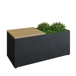 Ofyr Herb Garden Bench Black