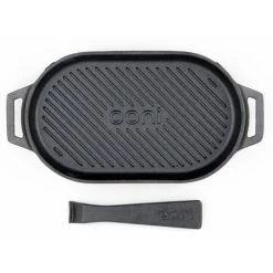 Ooni Gietijzeren Grizzler Pan Met Afneembare Greep En Houten Bord -Winkel Voor Keukenbarbecuebenodigdheden ooni gietijzeren grizzler pan met afneembare greep 3