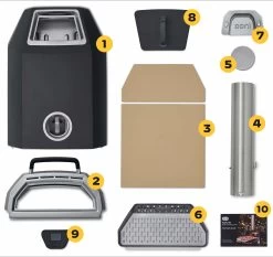 Ooni Karu 16 Houtskoolgestookte Pizzaoven -Winkel Voor Keukenbarbecuebenodigdheden ooni karu 16 houtskoolgestookte pizzaoven 5