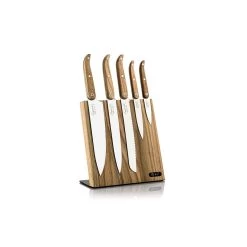 Style De Vie Magnetische Messenstandaard Eiken -Winkel Voor Keukenbarbecuebenodigdheden style de vie magnetische messenstandaard eiken 2