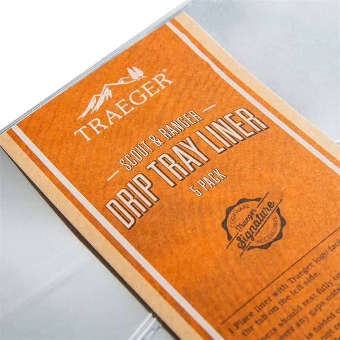 Traeger Tray Liner 5 Pack/ Lekbak- Ranger 1 Traeger Tray Liner 5 Pack/ Lekbak- Ranger